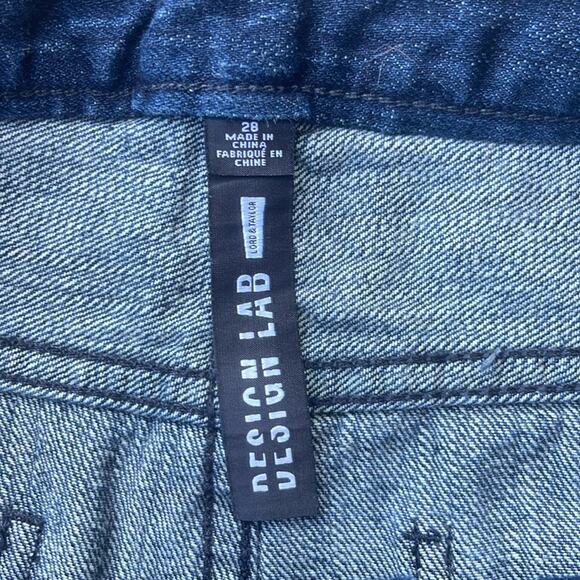 Design Lab denim jean shorts American Flag size 28 - Picture 3 of 7